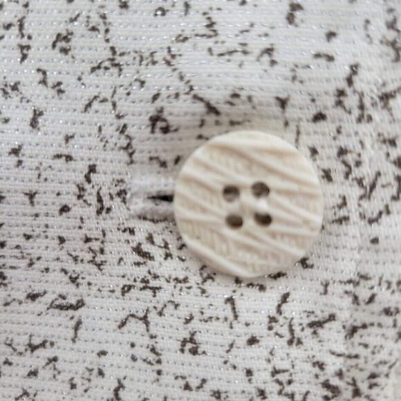 Christopher & Banks Denim Style Button Up Long Sleeve Stretch Jacket Size M - Picture 7 of 9